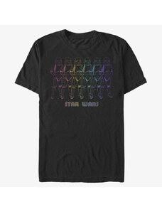Pánské tričko Merch Star Wars: Classic - Chrome Line Troop Unisex T-Shirt Black