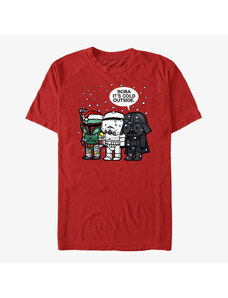 Pánské tričko Merch Star Wars: Classic - Boba It's Cold Unisex T-Shirt Red