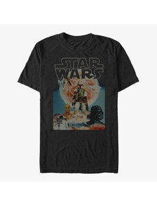 Pánské tričko Merch Star Wars: Classic - Fett Sun Unisex T-Shirt Black