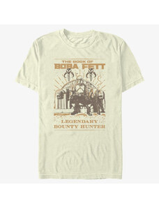 Pánské tričko Merch Star Wars Book of Boba Fett - Hunter Boba Unisex T-Shirt Natural