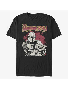 Pánské tričko Merch Star Wars: The Mandalorian - Nice Pair Unisex T-Shirt Black