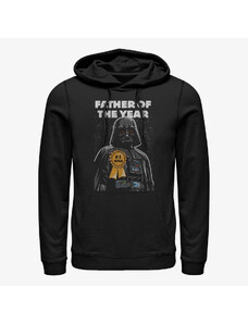 Pánská mikina Merch Star Wars: Classic - Father Of The Year Unisex Hoodie Black