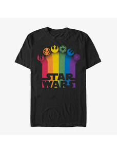 Pánské tričko Merch Star Wars - Icon Trails Logo Unisex T-Shirt Black