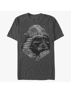 Pánské tričko Merch Star Wars: Classic - Empire Head Unisex T-Shirt Dark Heather Grey