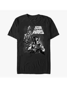 Pánské tričko Merch Star Wars: Multiple Fanchise - Bounty Hunters Unisex T-Shirt Black