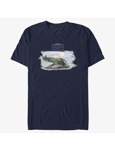 Pánské tričko Merch Star Wars Book of Boba Fett - Ship Painted Unisex T-Shirt Navy Blue