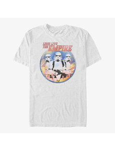 Pánské tričko Merch Star Wars: The Mandalorian - Long Live the Empire Unisex T-Shirt White