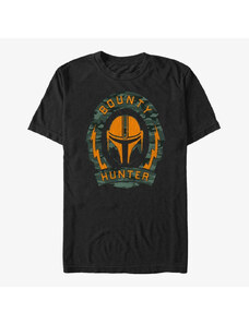 Pánské tričko Merch Star Wars: The Mandalorian - Guild Badge Unisex T-Shirt Black