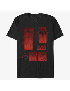 Pánské tričko Merch Star Wars Book of Boba Fett - Living Legend Unisex T-Shirt Black