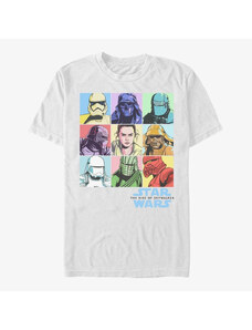 Pánské tričko Merch Star Wars: The Rise Of Skywalker - Pastel Rey Boxes Unisex T-Shirt White
