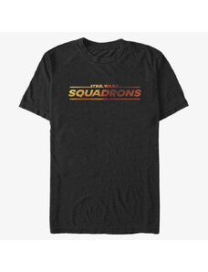 Pánské tričko Merch Star Wars: Squadrons - Squadron Logo Unisex T-Shirt Black