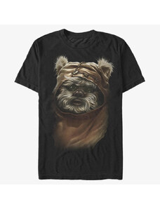 Pánské tričko Merch Star Wars: Classic - Ewok Unisex T-Shirt Black