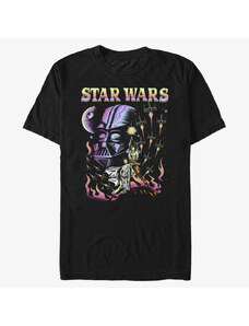 Pánské tričko Merch Star Wars: A New Hope - Blacklight Dark Side Unisex T-Shirt Black