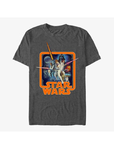 Pánské tričko Merch Star Wars: Classic - Group Classic Unisex T-Shirt Dark Heather Grey