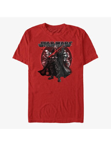 Pánské tričko Merch Star Wars: Visions - VISION VADER Unisex T-Shirt Red