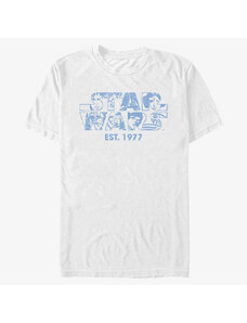 Pánské tričko Merch Star Wars - Logo Faces Unisex T-Shirt White