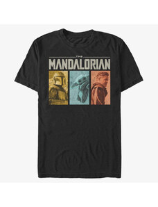 Pánské tričko Merch Star Wars: The Mandalorian - MandoMon Epi Group Unisex T-Shirt Black