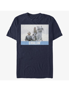 Pánské tričko Merch Star Wars: Classic - Chillin Unisex T-Shirt Navy Blue