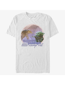 Pánské tričko Merch Star Wars: The Mandalorian - Little Womp Rat Unisex T-Shirt White