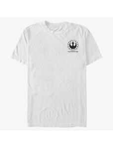 Pánské tričko Merch Star Wars: Squadrons - Rebel Logo Unisex T-Shirt White