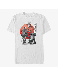 Pánské tričko Merch Star Wars: Visions - R2 CB Unisex T-Shirt White