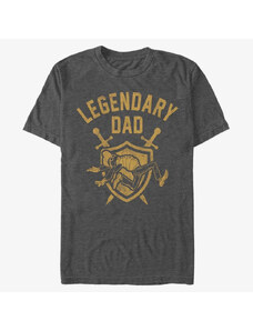 Pánské tričko Merch Pixar Onward - Dad of Legend Unisex T-Shirt Dark Heather Grey