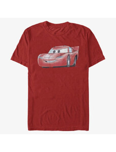 Pánské tričko Merch Pixar Cars 1-2 - McQueen Sketch Unisex T-Shirt Red