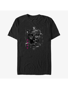 Pánské tričko Merch Netflix Squid Game - Front Man Glitch Unisex T-Shirt Black