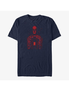 Pánské tričko Merch Netflix Stranger Things - VECNA Door Unisex T-Shirt Navy Blue