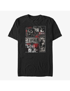 Pánské tričko Merch Netflix All Of Us Are Dead - AOUAD Street Collage Unisex T-Shirt Black