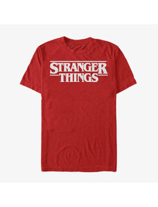 Pánské tričko Merch Netflix Stranger Things - Stranger Things Unisex T-Shirt Red