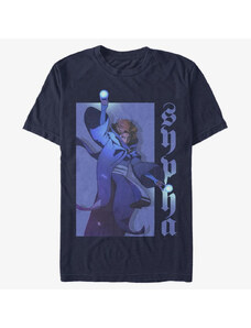 Pánské tričko Merch Netflix Castlevania - Hero Sypha Unisex T-Shirt Navy Blue