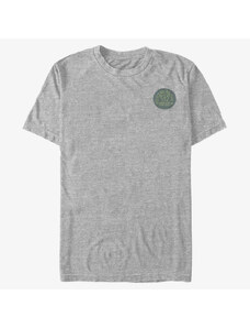 Pánské tričko Merch Netflix Outer Banks - Outer Banks Badge Unisex T-Shirt Heather Grey