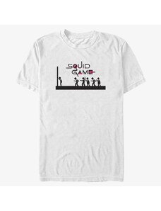 Pánské tričko Merch Netflix Squid Game - SQUID GAME ICON 5 Unisex T-Shirt White