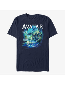Pánské tričko Merch Twentieth Century Fox Avatar 2 - Explore Pandora Unisex T-Shirt Navy Blue