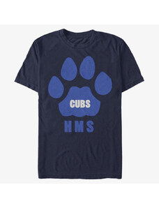 Pánské tričko Merch Netflix Stranger Things - HMS Cubs Paw Unisex T-Shirt Navy Blue
