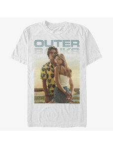 Pánské tričko Merch Netflix Outer Banks - Poster Couple Unisex T-Shirt White