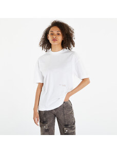 Dámské tričko Calvin Klein Jeans Back Floral Graphic T-Shirt White
