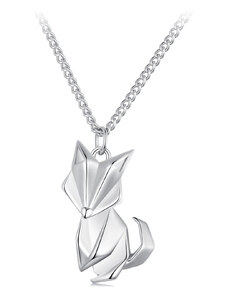 Royal Fashion stříbrný náhrdelník Liška BSN319