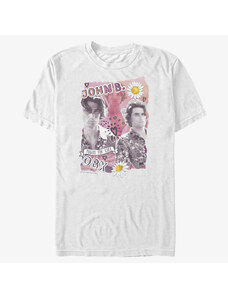 Pánské tričko Merch Netflix Outer Banks - John B Collage Unisex T-Shirt White