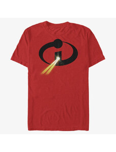 Pánské tričko Merch Pixar Incredibles 2 - Laser Logo Unisex T-Shirt Red