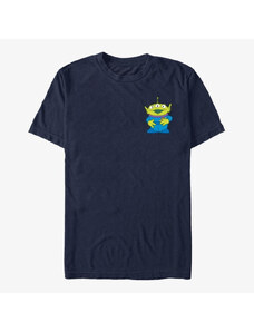 Pánské tričko Merch Pixar Toy Story 1-3 - ALIEN PATCH Unisex T-Shirt Navy Blue