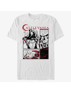 Pánské tričko Merch Netflix Castlevania - Comic Style Unisex T-Shirt White