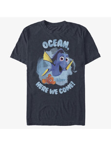 Pánské tričko Merch Pixar Finding Dory - Here We Come Unisex T-Shirt Navy Blue