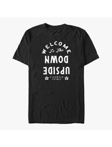 Pánské tričko Merch Netflix Stranger Things - Welcome to the Upside Down Unisex T-Shirt Black