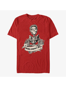 Pánské tričko Merch Pixar Coco - Mom Knows Best Unisex T-Shirt Red