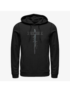 Pánská mikina Merch Star Wars: The Mandalorian - Dark Saber Unisex Hoodie Black