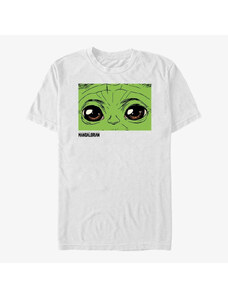 Pánské tričko Merch Star Wars: The Mandalorian - These Eyes Unisex T-Shirt White