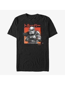 Pánské tričko Merch Star Wars: Visions - Trooper Unisex T-Shirt Black