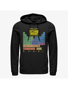 Pánská mikina Merch Star Wars: Clone Wars - Clone Wars Table Unisex Hoodie Black